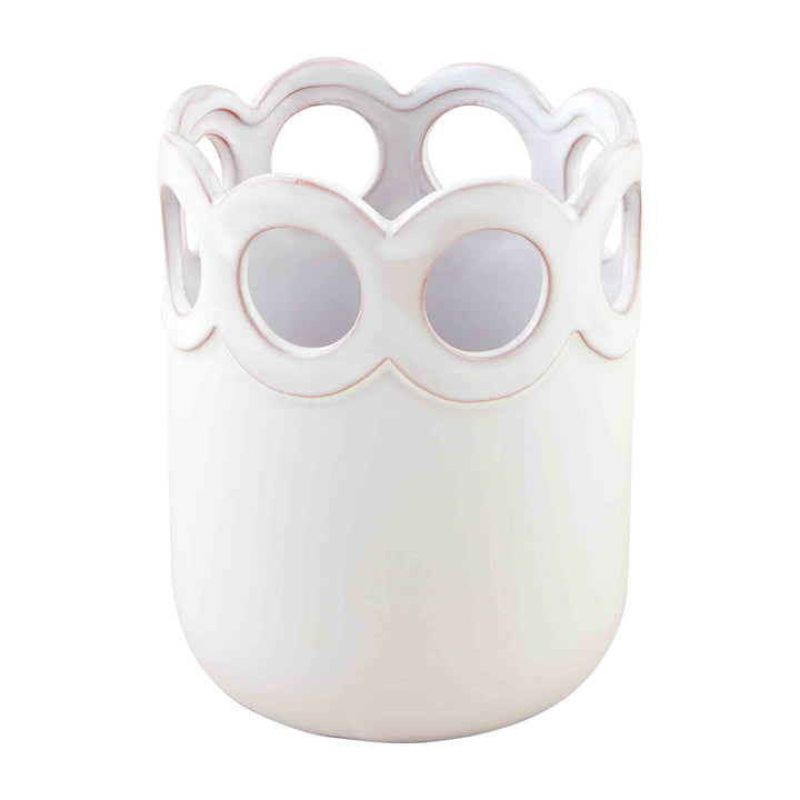 Scalloped Utensil Holder - Bloom and Petal