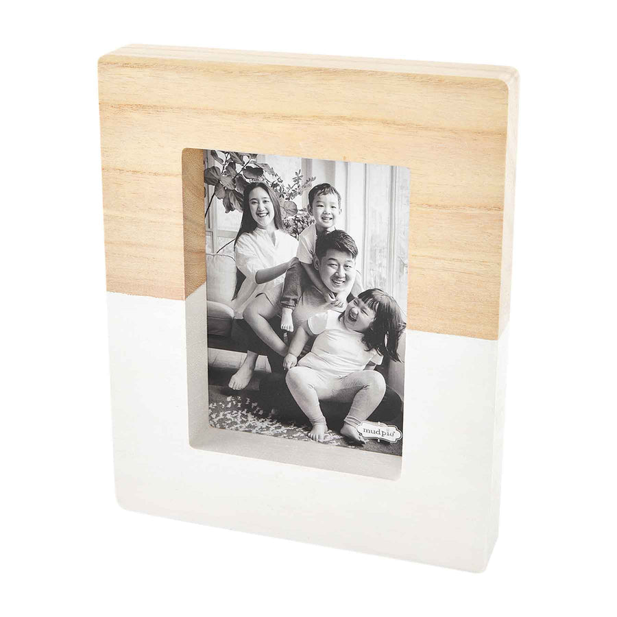 White Color Block Frame (2 Sizes) - Bloom and Petal