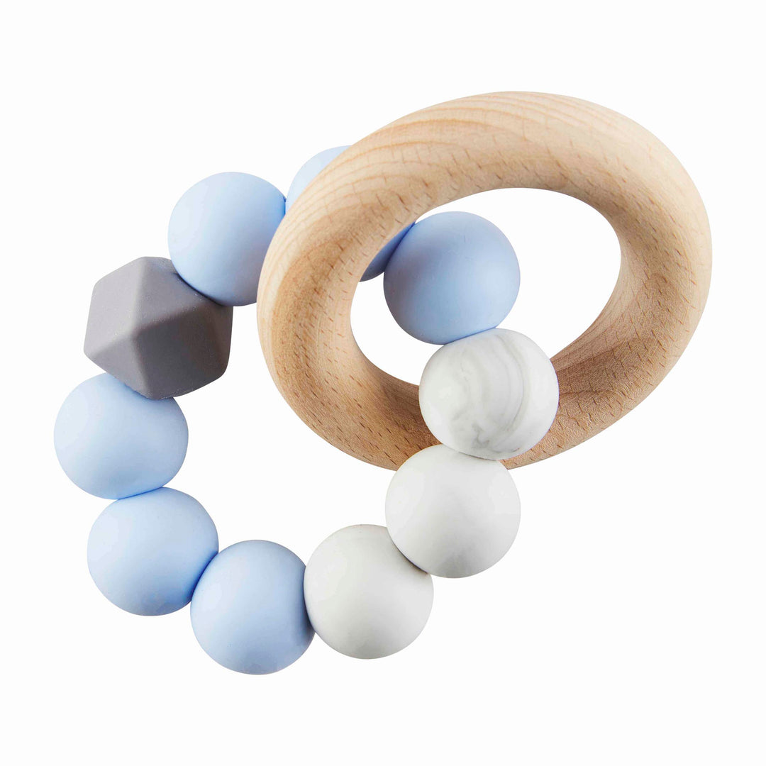 Silicone & Wood Teether - Bloom and Petal