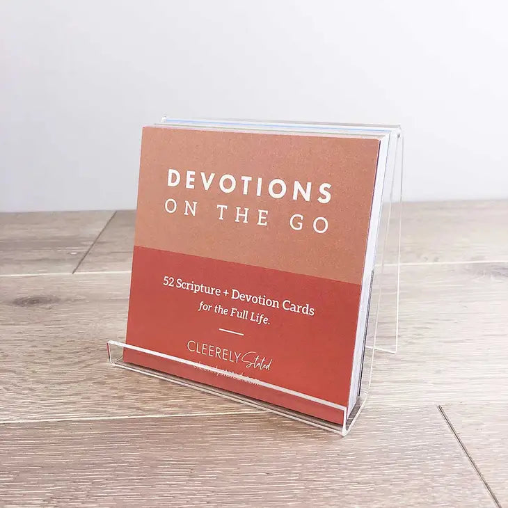 Devotions on the Go with Acrylic Stand