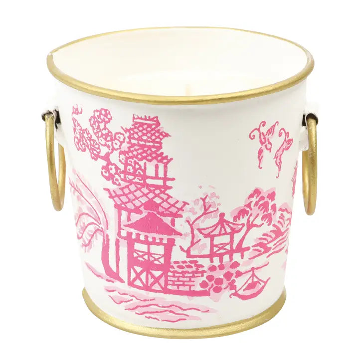 Lux Lover's Lane Chinoserie Cachepot Candle - Bloom and Petal