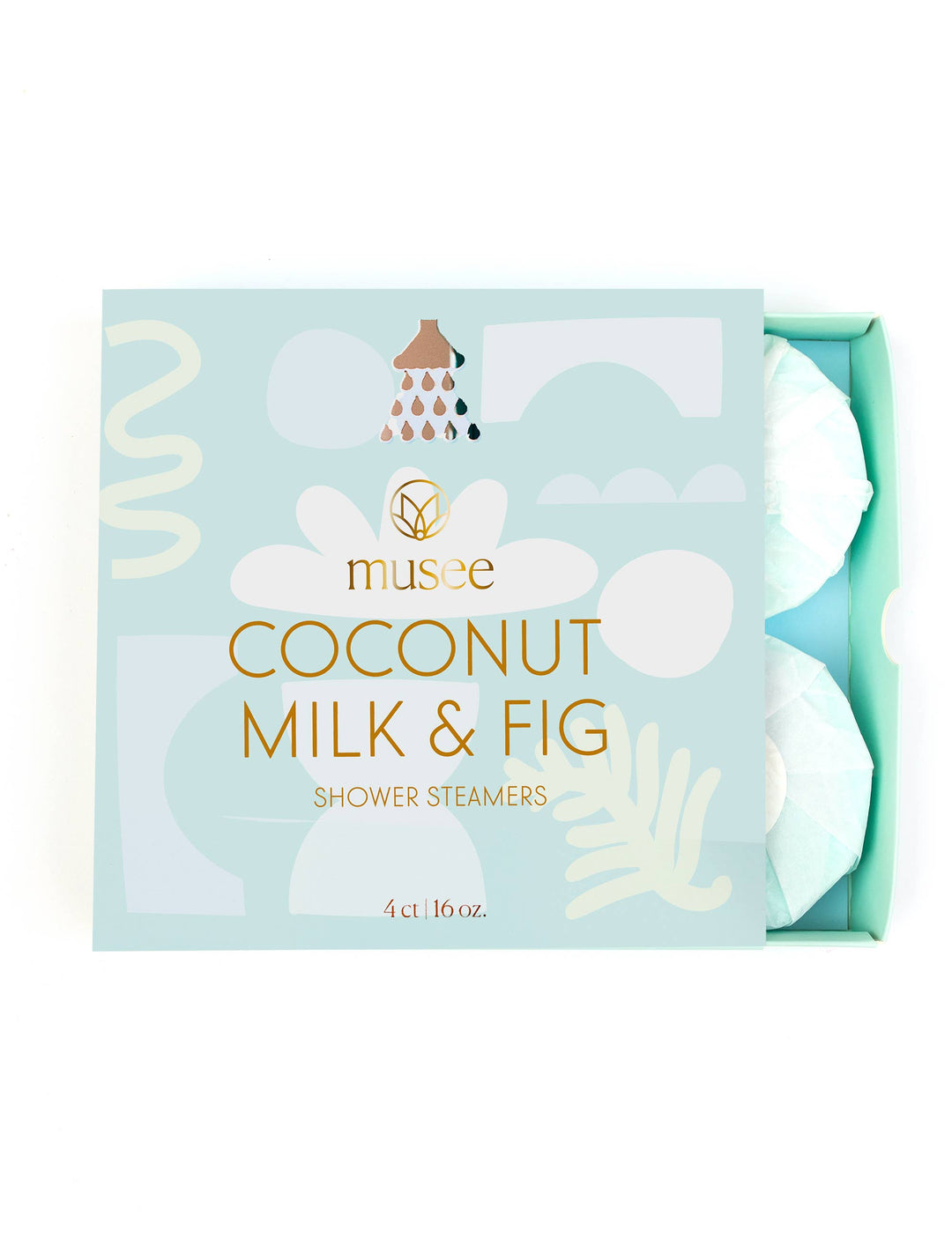 Musee Coconut Milk & Fig Shower Steamers - Bloom and Petal