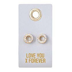 Love You x Forever Earrings - Bloom and Petal