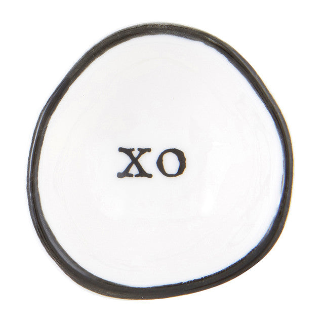 Mini Ring Dish- XO 1.9"x.75" - Bloom and Petal