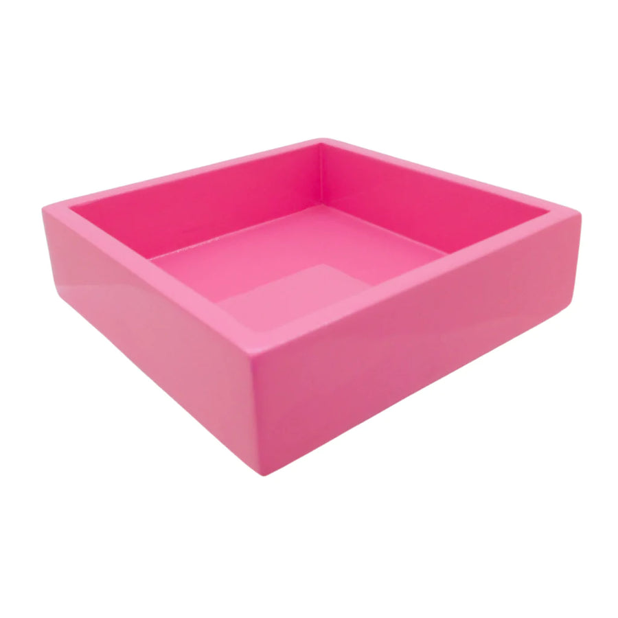 Laura Park Hot Pink Bamboo Cocktail Napkin Holder - Bloom and Petal
