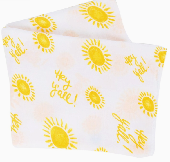 Hey Y'all Baby Swaddle - Bloom and Petal