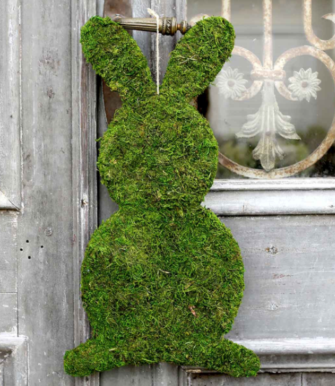 Moss Bunny Door Decor - Bloom and Petal