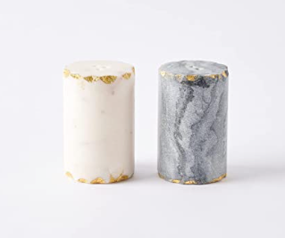 Marble Salt and Pepper Shaker Set - Bloom and Petal