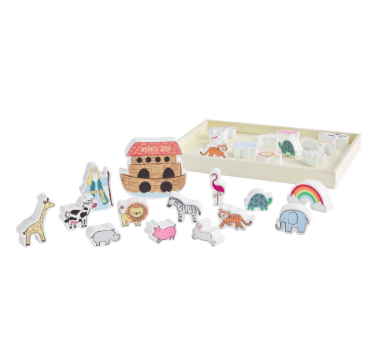 Noah's Ark Wood Toy Set - Bloom and Petal