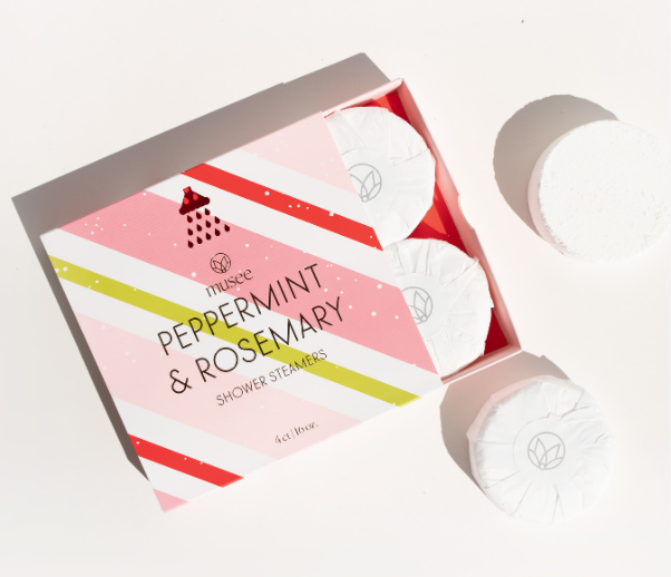 Peppermint & Rosemary Shower Steamers By Musee - Bloom and Petal