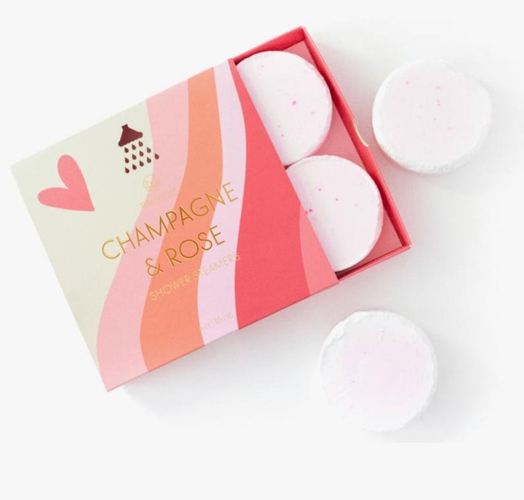 Musee Champagne & Rose Shower Steamers - Bloom and Petal