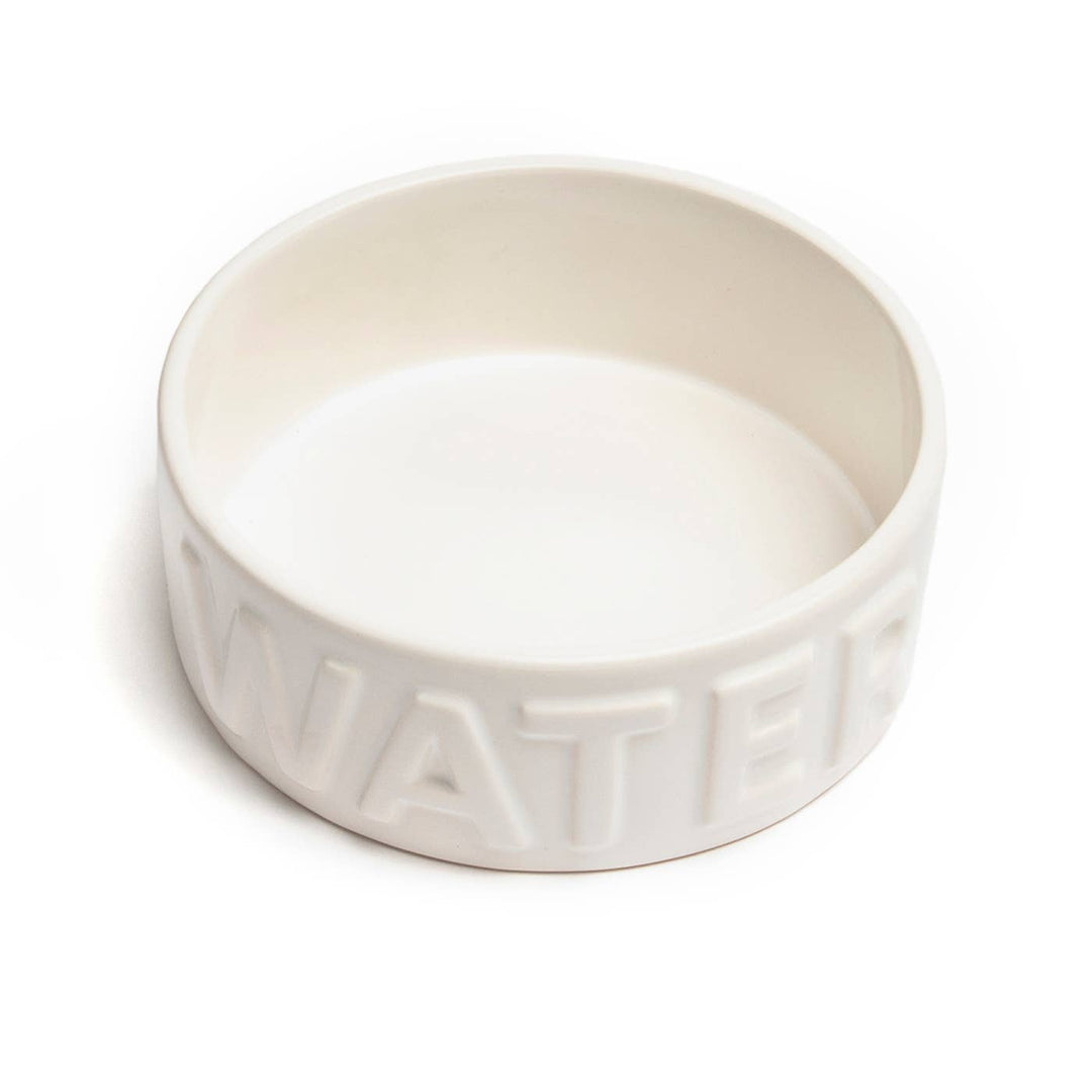 Classic Water White Pet Bowl - Bloom and Petal