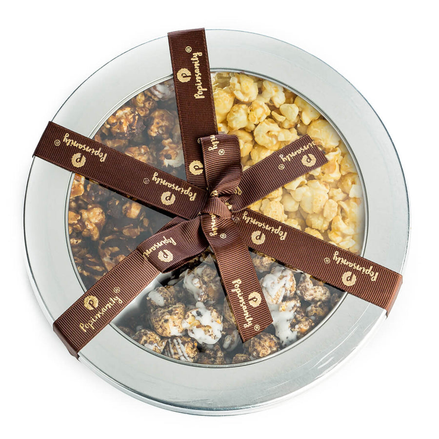 Popinsanity Gourmet Popcorn 3 Flavor Gift Tin - Bloom and Petal