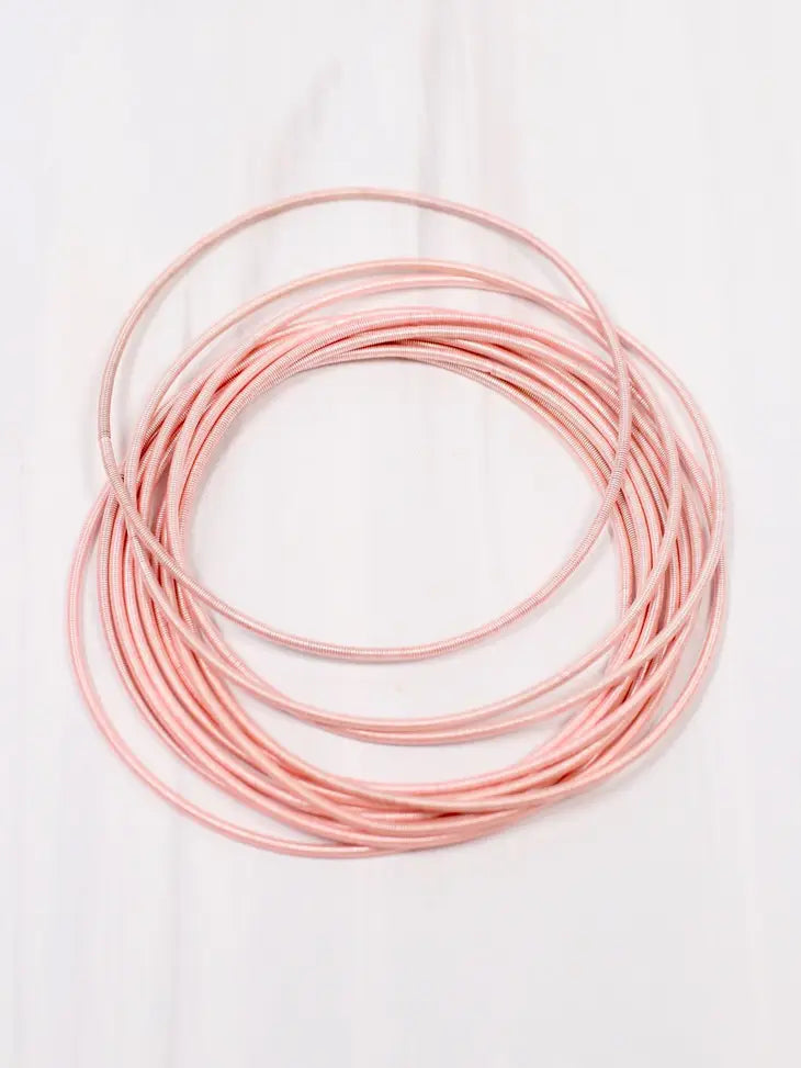 Athene Stretch Bracelet Set- Light Pink - Bloom and Petal