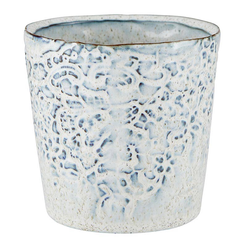 Medium Blue Stone Pot - Bloom and Petal