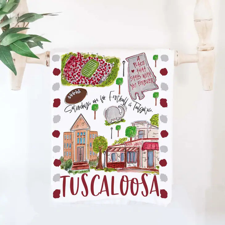 Tuscaloosa Tea Towel - Bloom and Petal