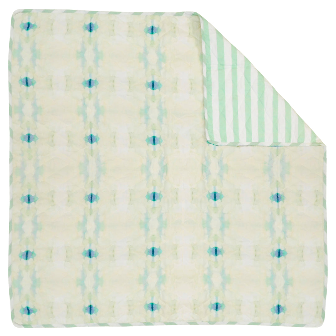 Laura Park Coral Bay Pale Blue Baby Blanket - Bloom and Petal
