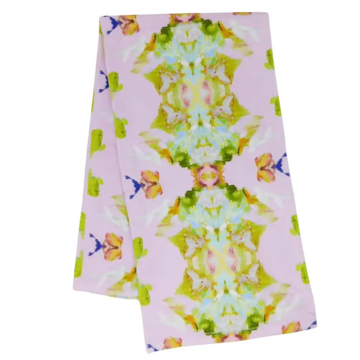 Laura Park Stained Glass Lavender Tea Towel - Bloom and Petal