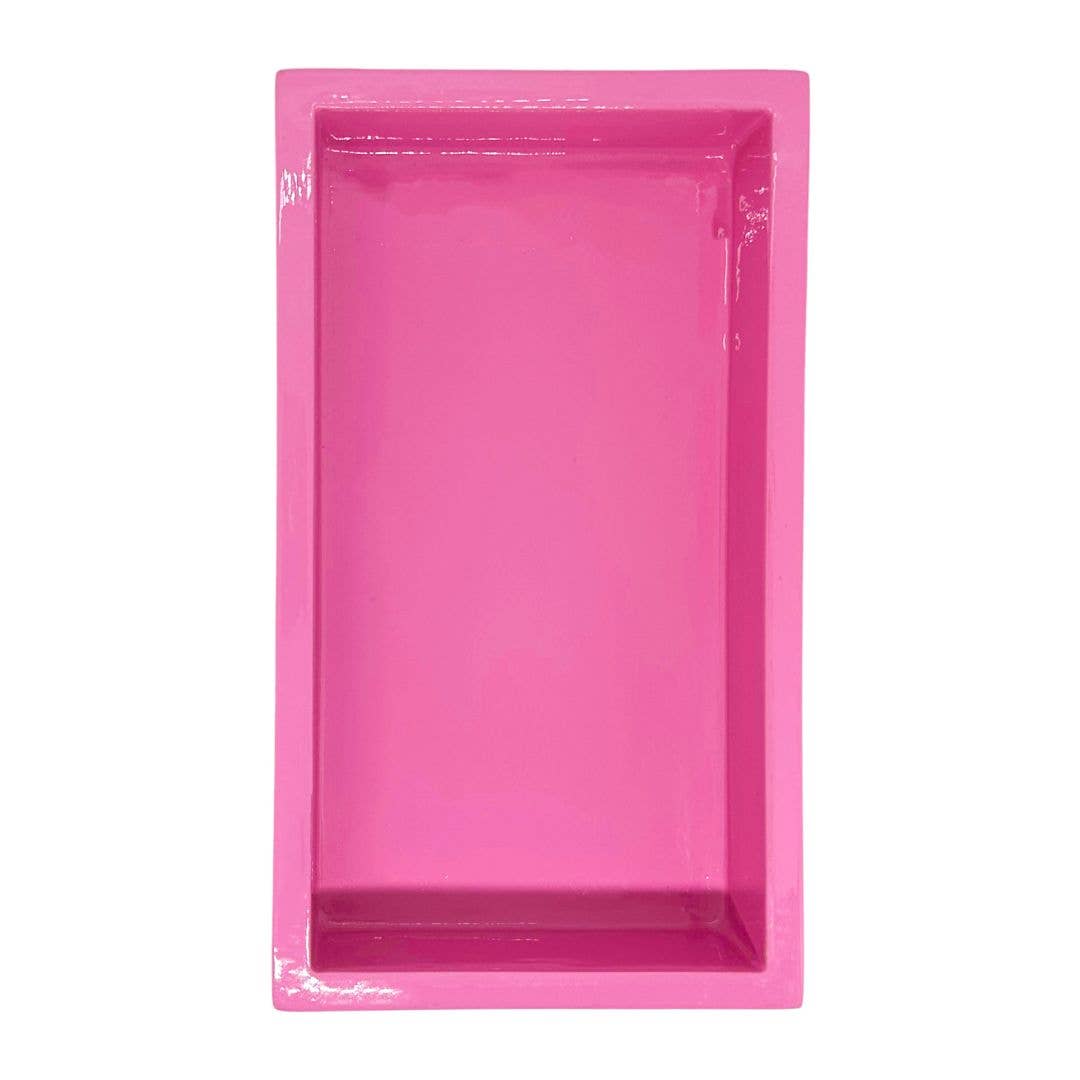 Hot Pink Bamboo Guest Towel Holder by Laura Park - Bloom and Petal