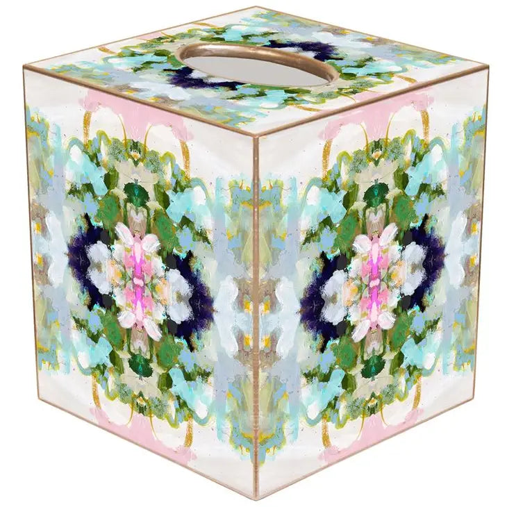 Nantucket Bloom Tissue Box Cover by Laura Park - Bloom and Petal