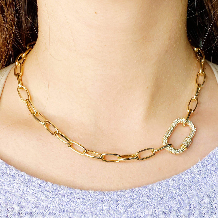 Ellison+Young Jewelry Standout Link Necklace