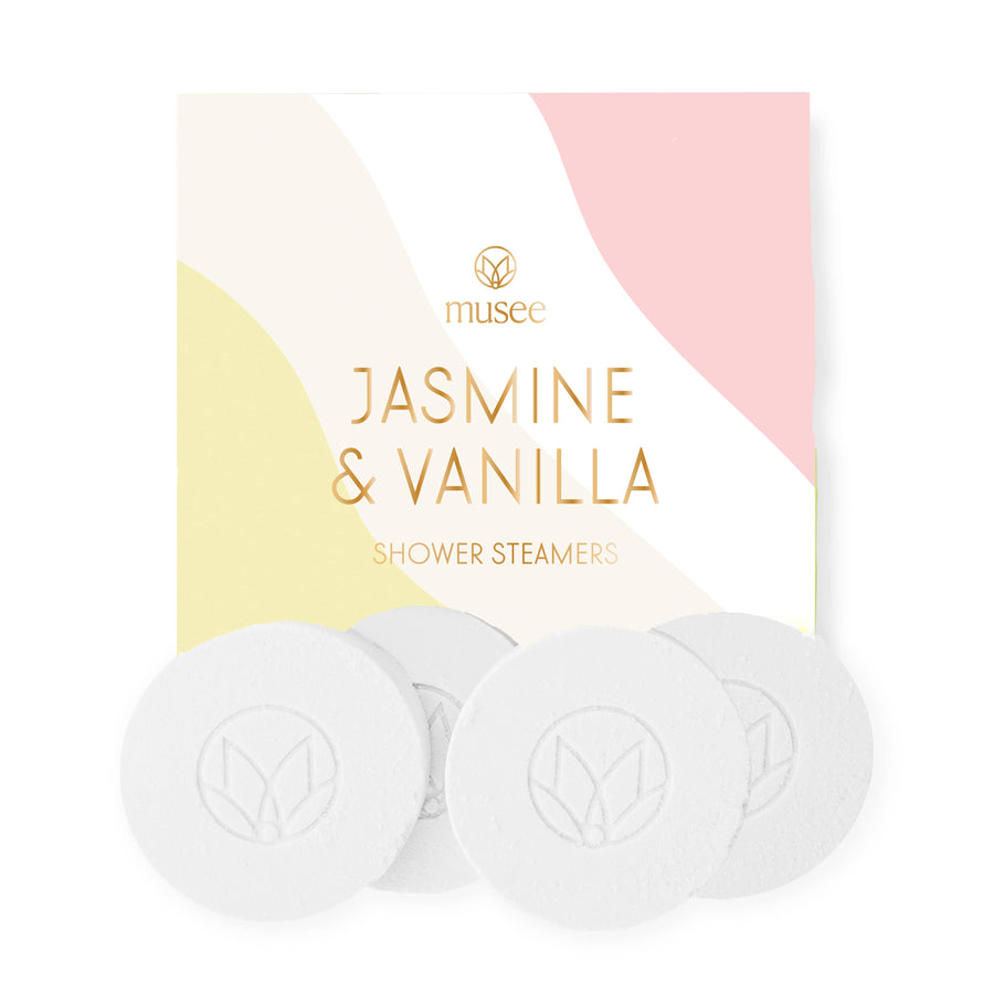 Jasmine and Vanilla Shower Steamers by Musee - Bloom and Petal