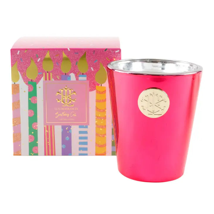 Birthday Cake Candle Designer Box By Lux - Bloom and Petal