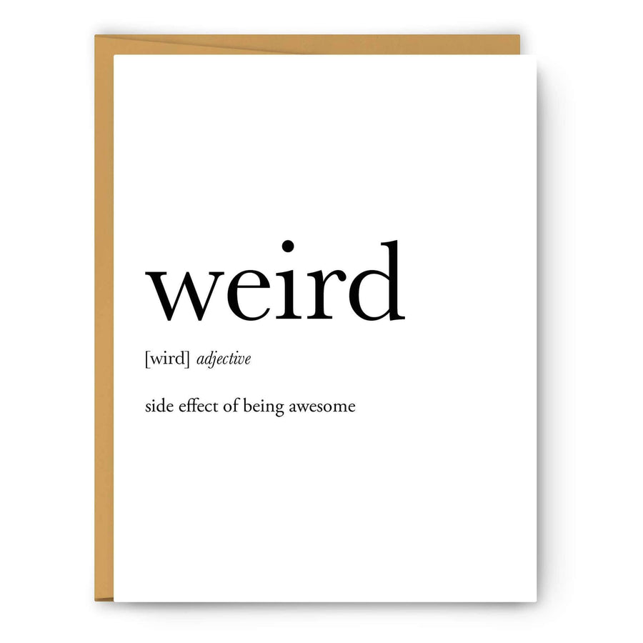 Footnote Greeting Cards Weird Greeting Card