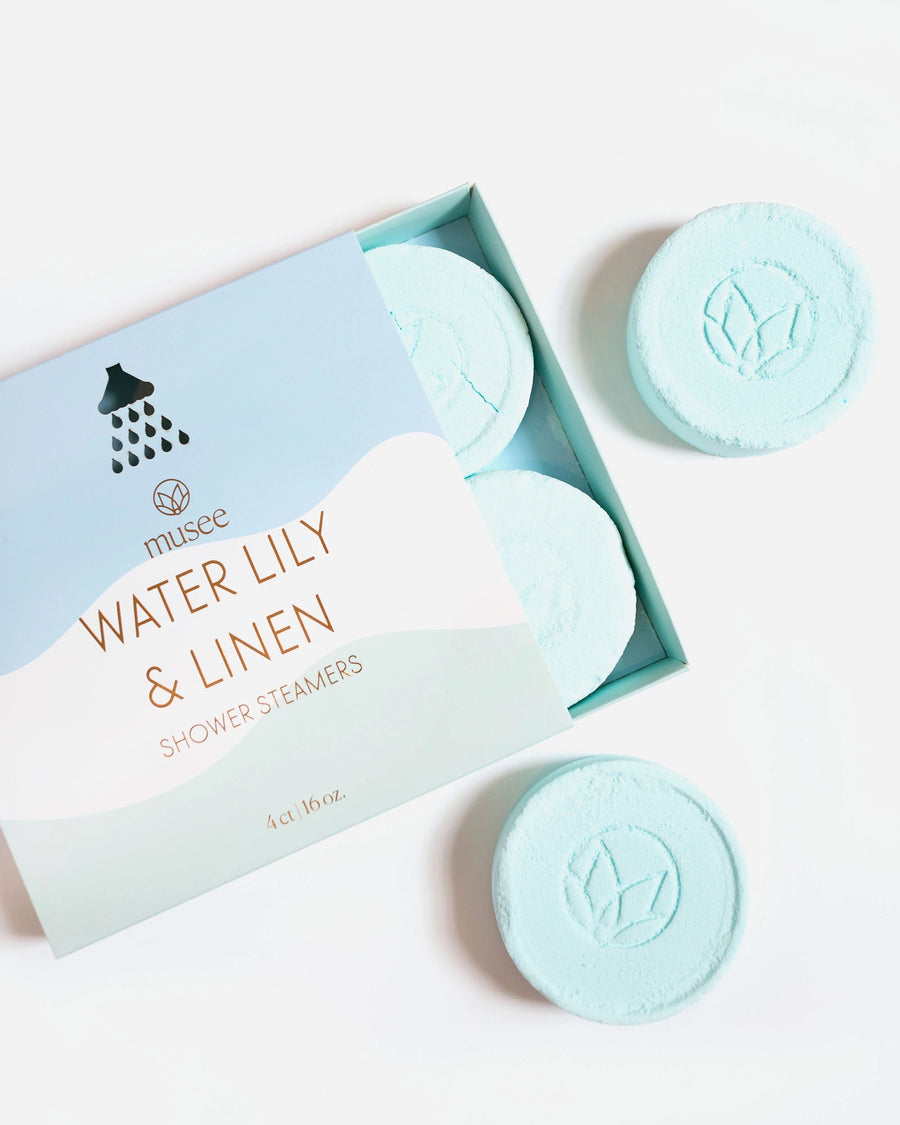 Musee Water Lily & Linen Shower Steamers - Bloom and Petal