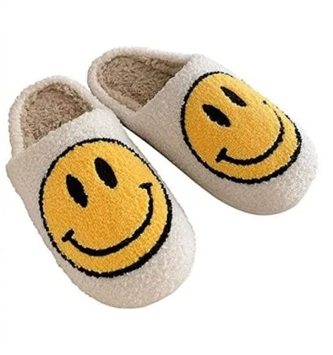 Smiley Face Slippers - Bloom and Petal