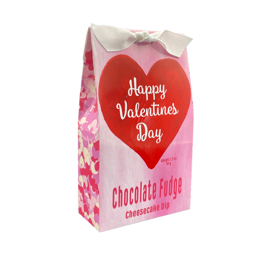 Valentine's Day Chocolate Fudge Cheesecake Dip Gift Box - Bloom and Petal