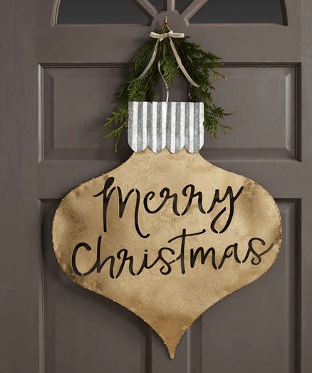Mudpie Decor Ornament Door Hanger( Not Available for shipping)