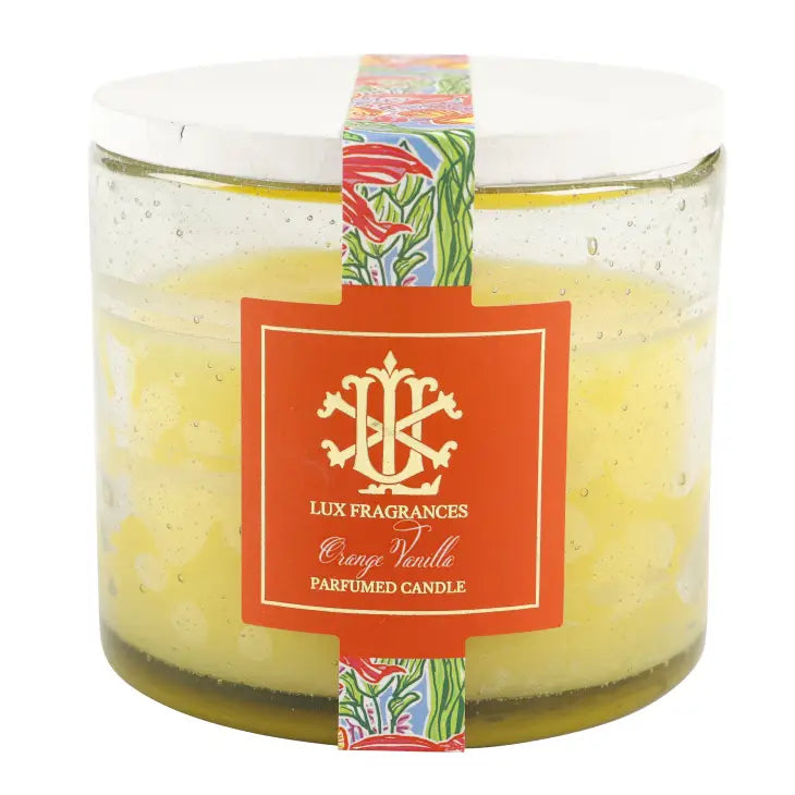 Lux Orange Vanilla Candle 13.5oz. - Bloom and Petal