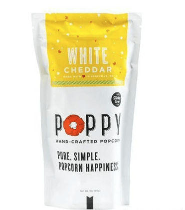 Poppy Popcorn Popcorn White Cheddar Popcorn Market Bag
