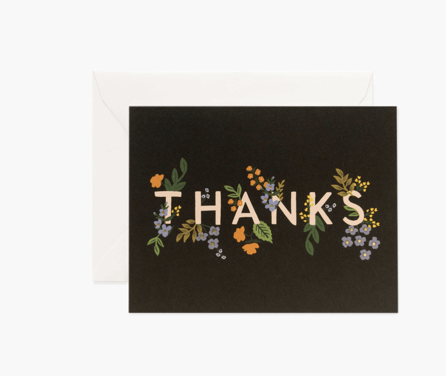Rifle Paper Co Greeting Cards Posey Thank You Card