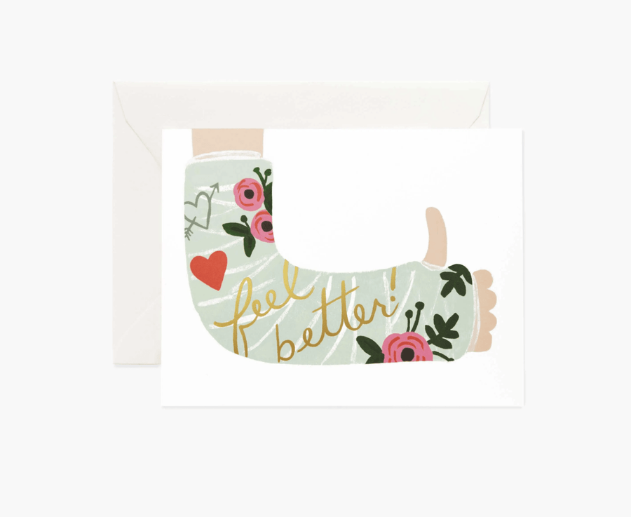 Rifle Paper Co Greeting Cards Rifle Paper Feel Better Card