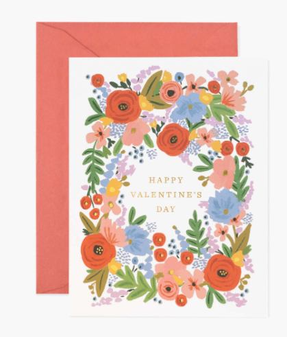 Rifle Paper Co Greeting Cards Rifle Paper Valentine's Bouquet Card