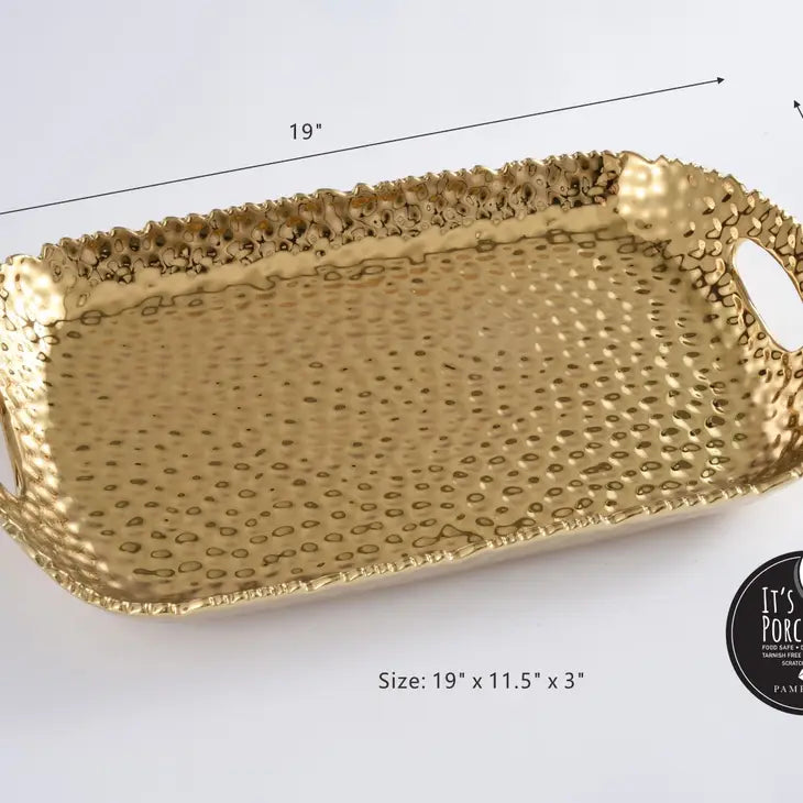 Rectangular Tray with Handles - Bloom and Petal